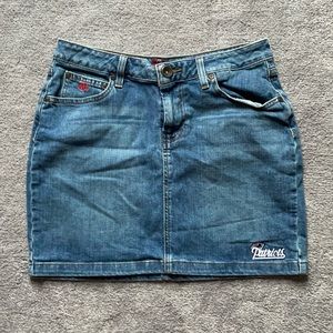 Patriots Vintage Denim Skirt